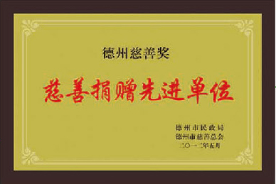 慈善捐贈先進(jìn)單位